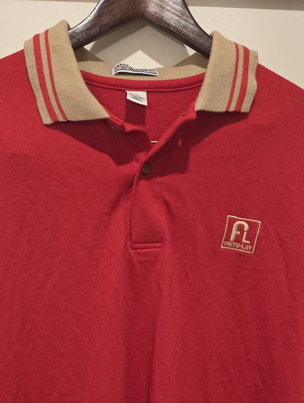 Frito-Lay Employee Polo Men’s XL Vintage Red Logo